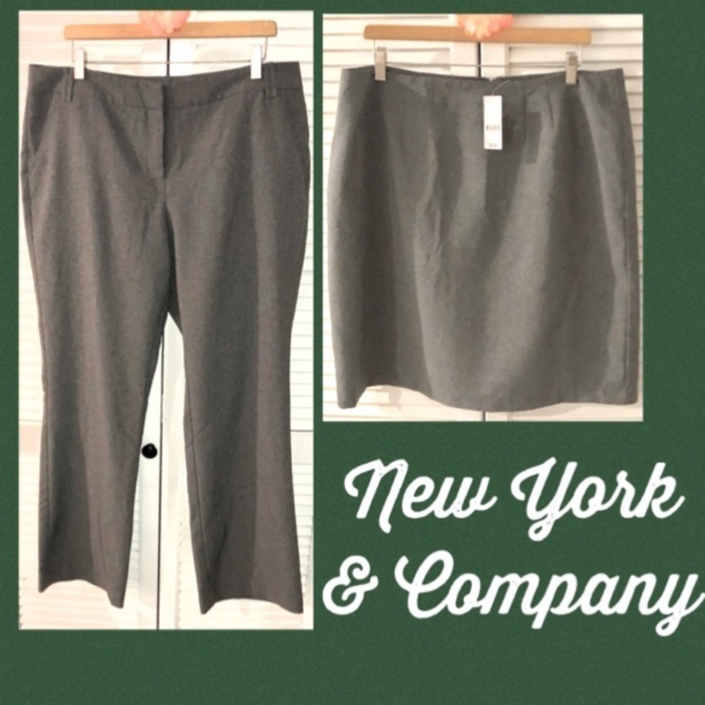 NY&Co. Skirt and Pants Gray Size 16